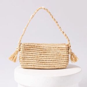 L*Space Azalea Raffia Shoulder Bag